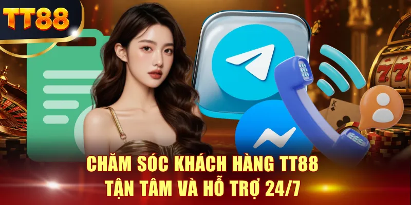 Chăm sóc khách hàng TT88 tận tâm và hỗ trợ 24/7