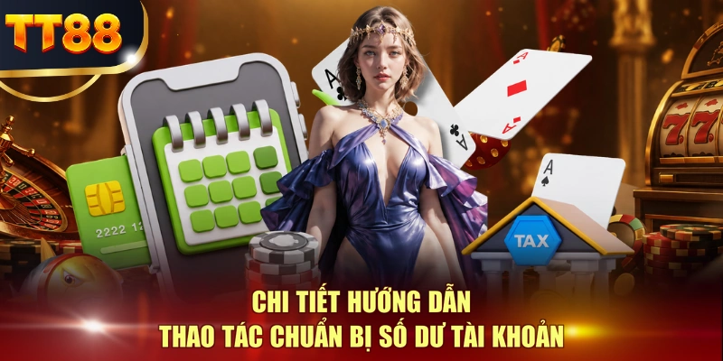 Chi tiết hướng dẫn thao tác chuẩn bị số dư tài khoản