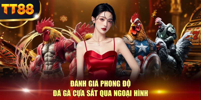 Đánh giá phong độ đá gà cựa sắt qua ngoại hình