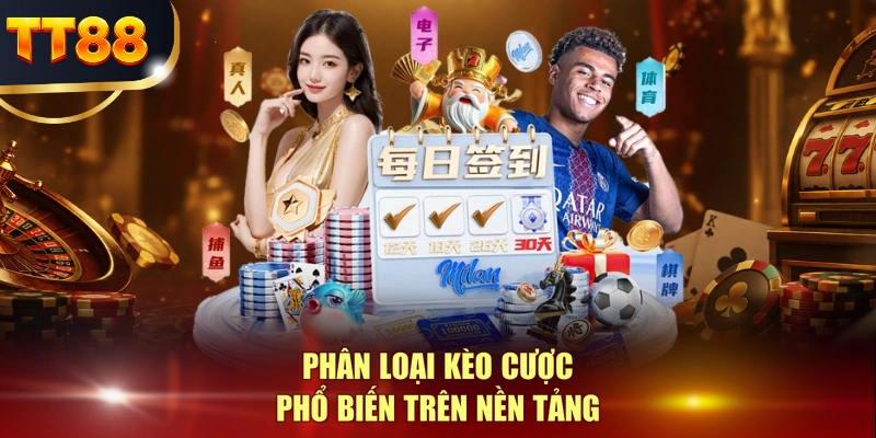 Phân loại kèo cược phổ biến trên nền tảng