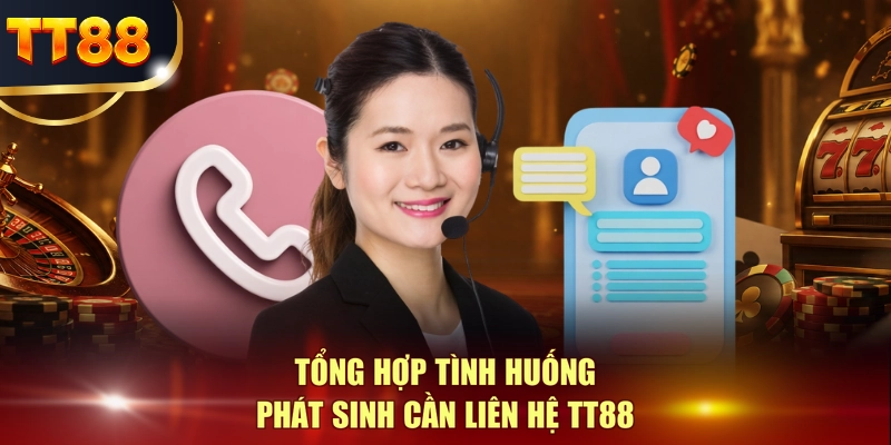 Tổng hợp tình huống phát sinh cần liên hệ TT88