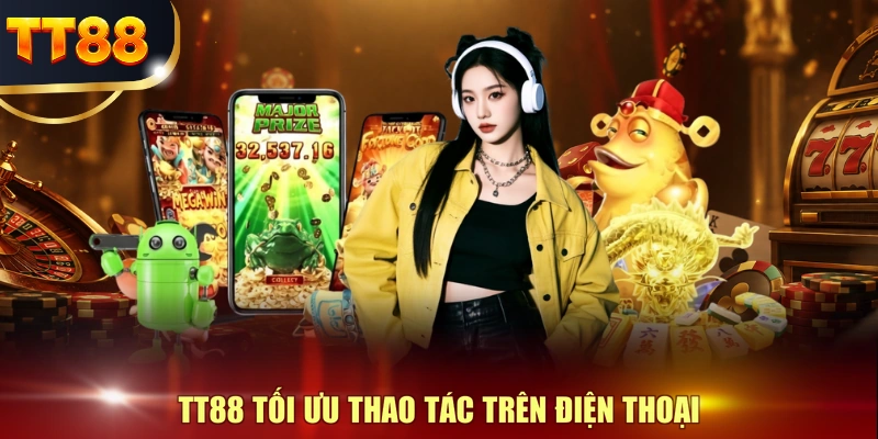 TT88 tối ưu thao tác trên điện thoại